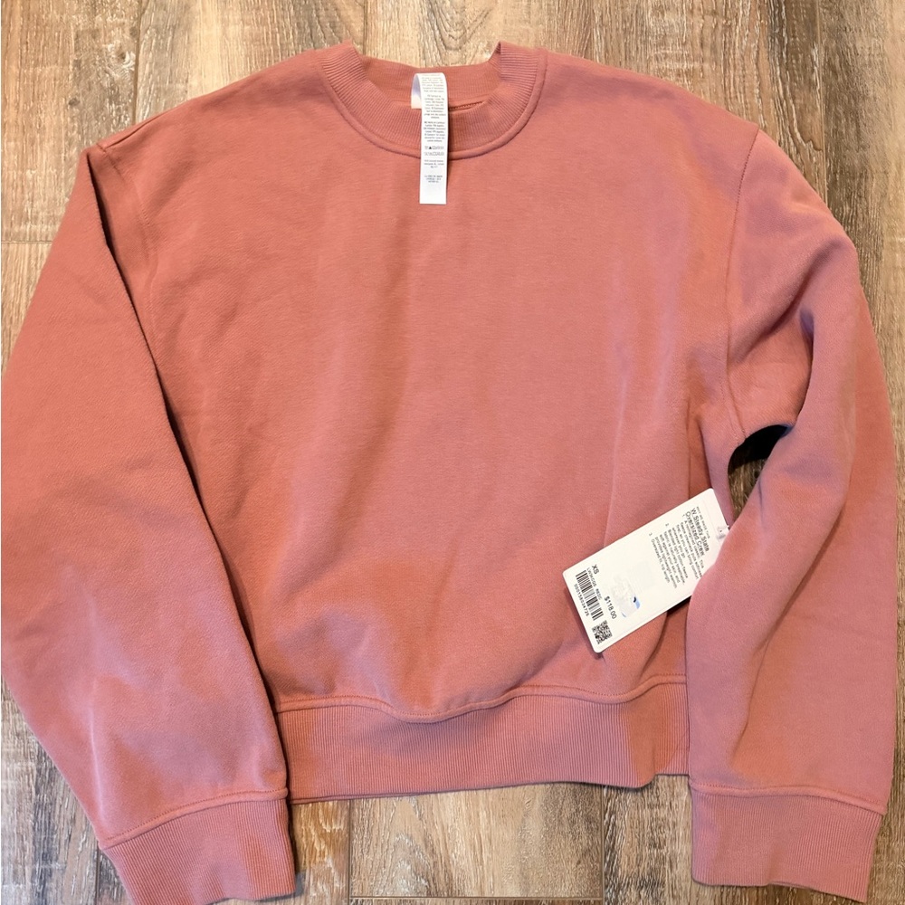 lululemon athletica Pink Crew Neck Sweater
